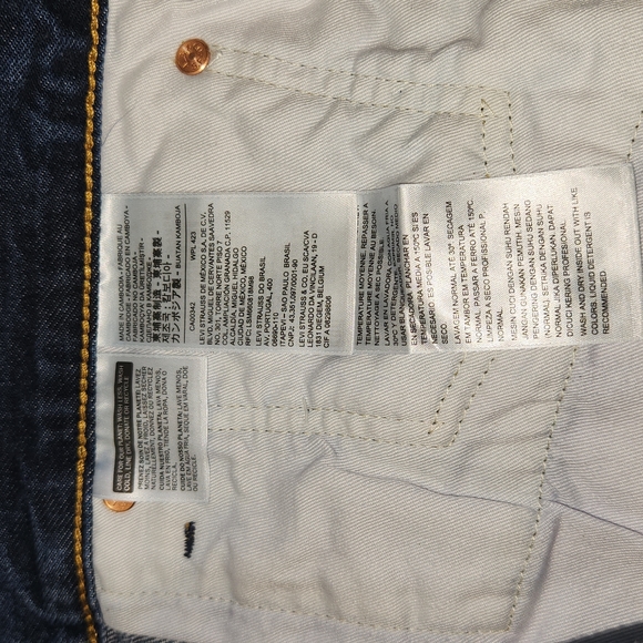 LEVIS 551 Z 1961 MENS STRAIGHT JEANS SIZE W34 L34 NEW WITH TAGS - Picture 9 of 9